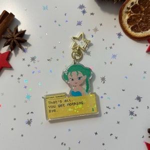 Harvest Goddess Acrylic Keychain - Holographic - Harvest Moon DS