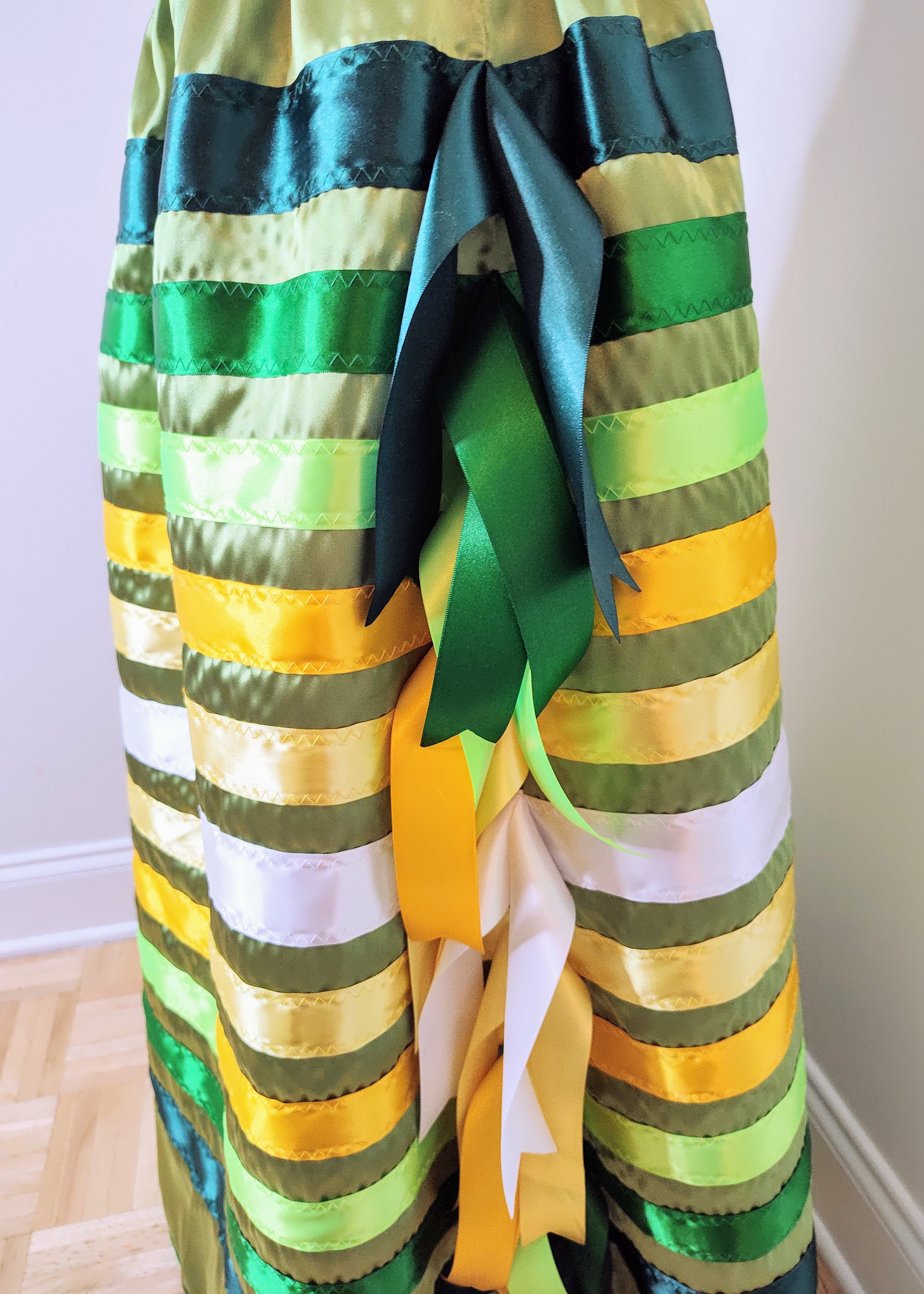 Sweetgrass Ribbon Native American Ribbon Sacred Sweetgrass Ribbon Skirt Green Ribbon ...