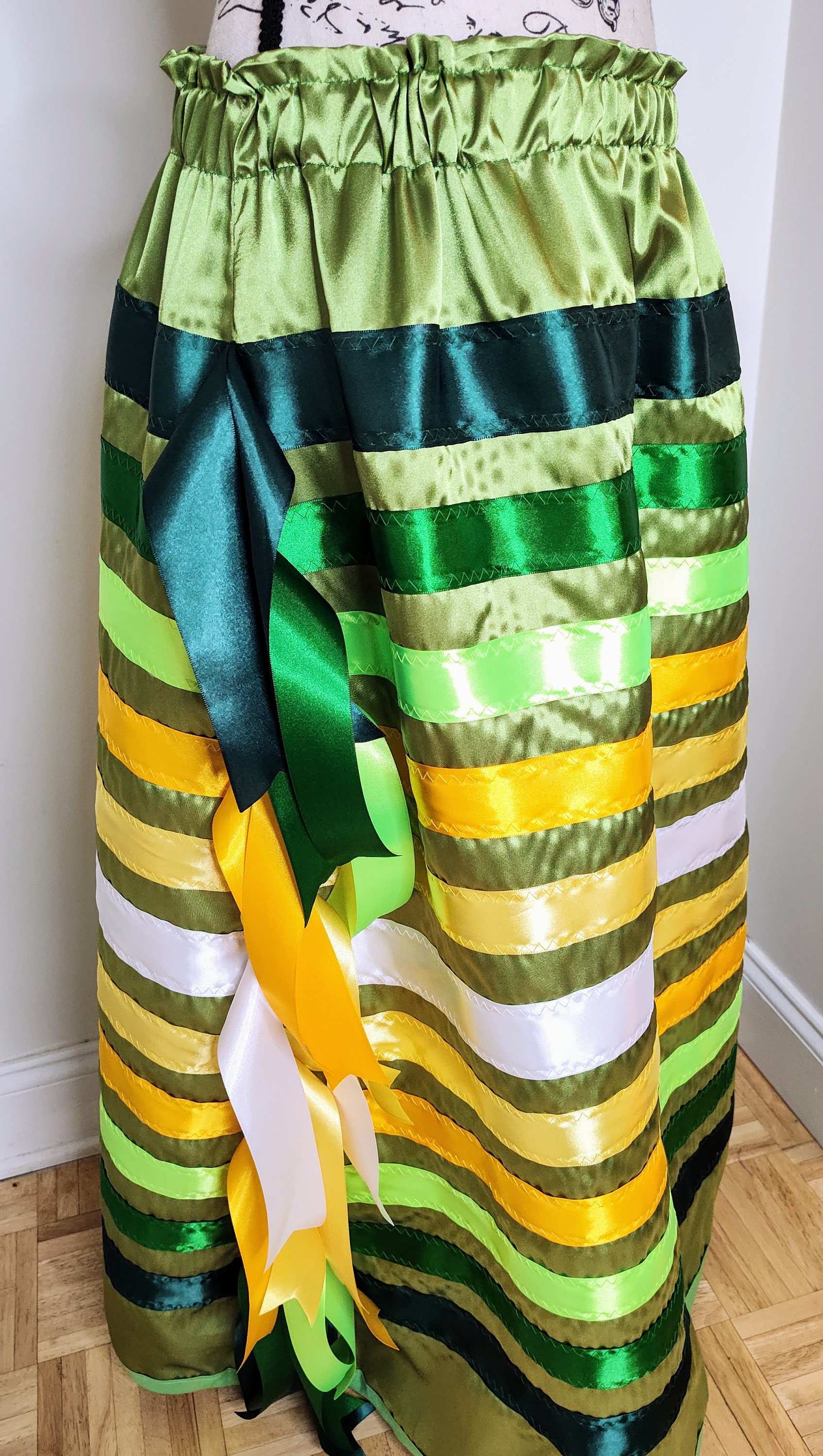 Sweetgrass Ribbon Native American Ribbon Sacred Sweetgrass Ribbon Skirt Green Ribbon ...