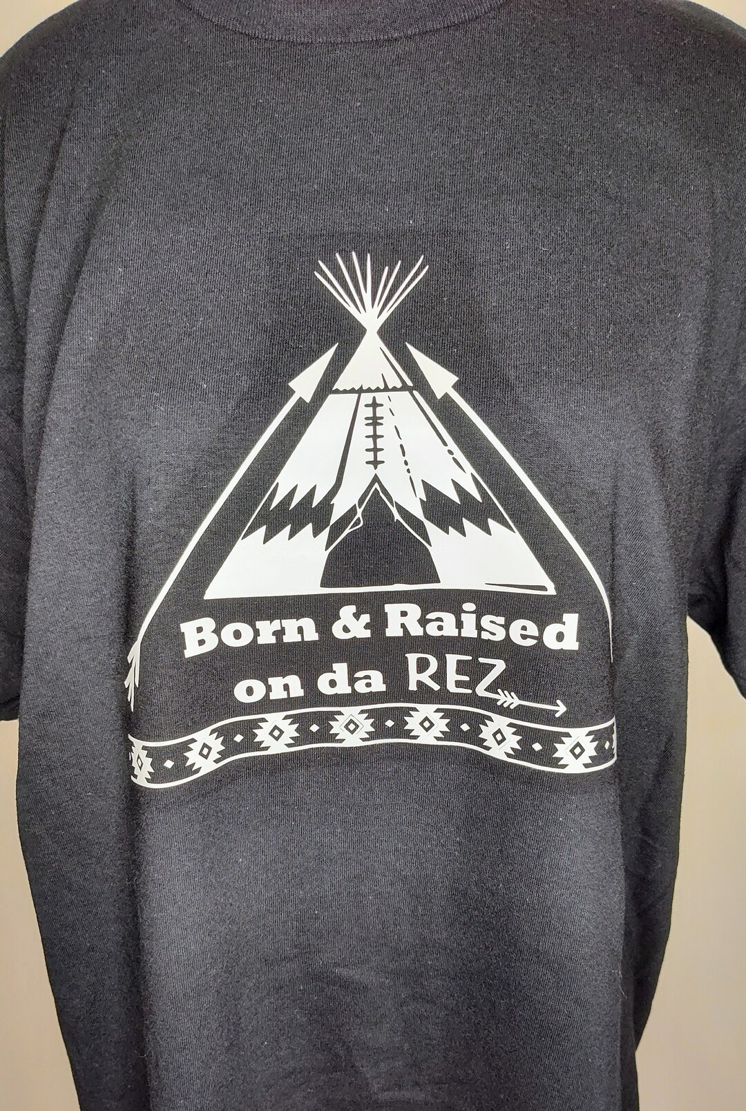Native American Tshirt, Born and Raised Rez, Rez Tshirt, Native