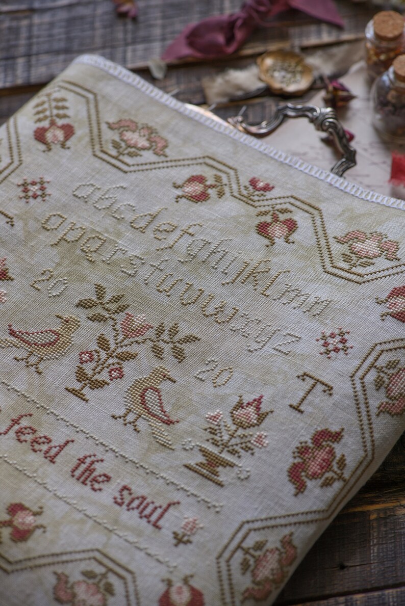 Feed Your Soul Sampler Cross Stitch Pattern PDF Digital Etsy