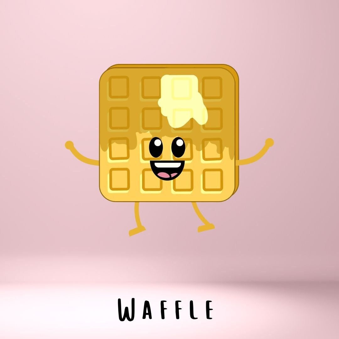 Tik Tok Waffle Round 1 Etsy