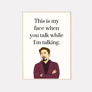 funny classroom expectations posters; classroom management print; RDJ wall art; sarcastic teacher meme gift; classroom printables decor