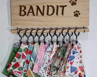 Bandana Holder - Custom Personalised Name Message Pet Accessories Dog Cat