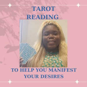 Tarot Reading to help you manifest via zoom call