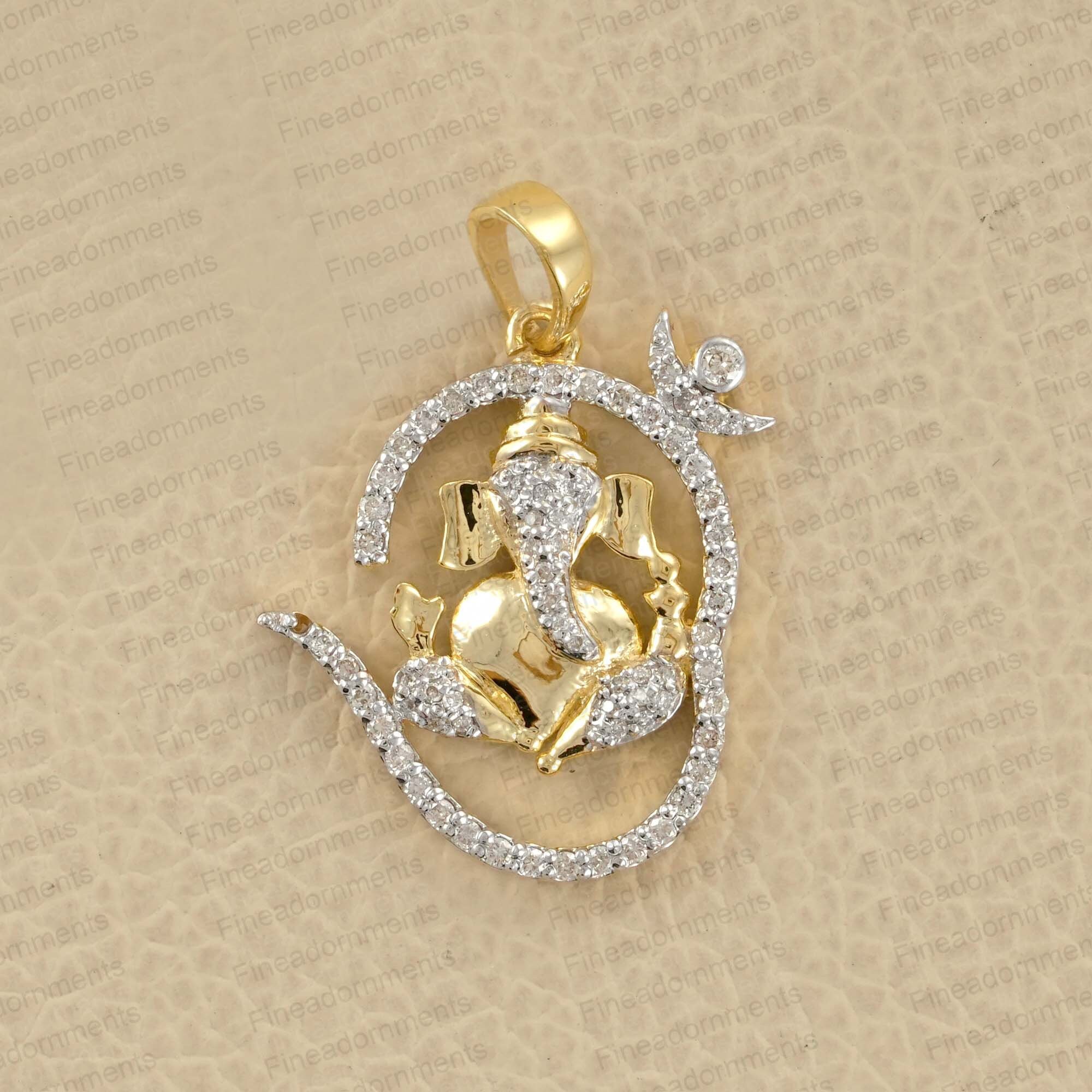 Ganpati hotsell diamond pendant