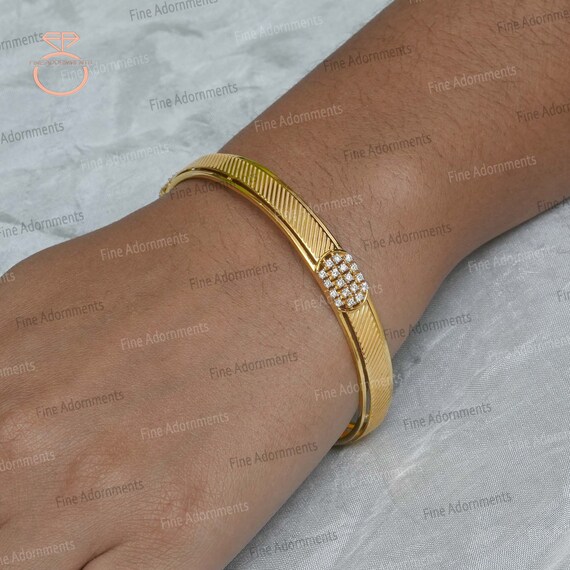 【美品】human made bangle gold Artistic Sculptural 21k Gold Mesh Bangles – Andaaz Jewelers