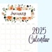 2025 Calendar, Colour, up to Size A3 Portrait Download &amp; Print Now - Etsy