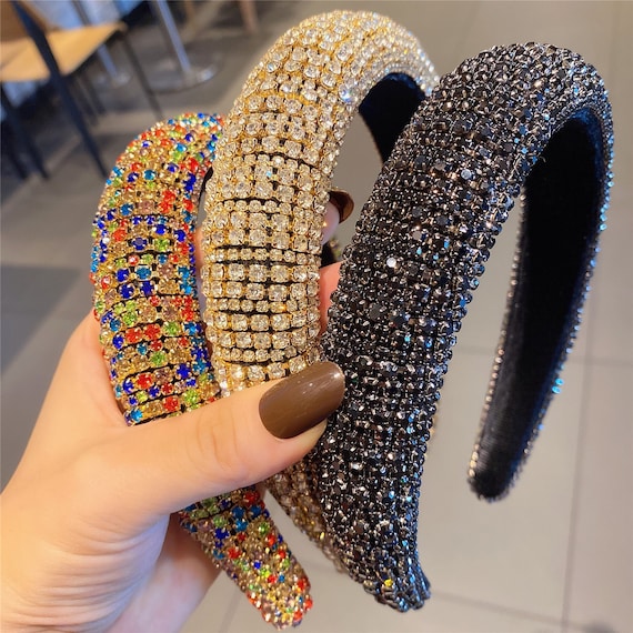 Cute Women Girls Shiny Headband Party Rhinestone Head Piece  display picture 1