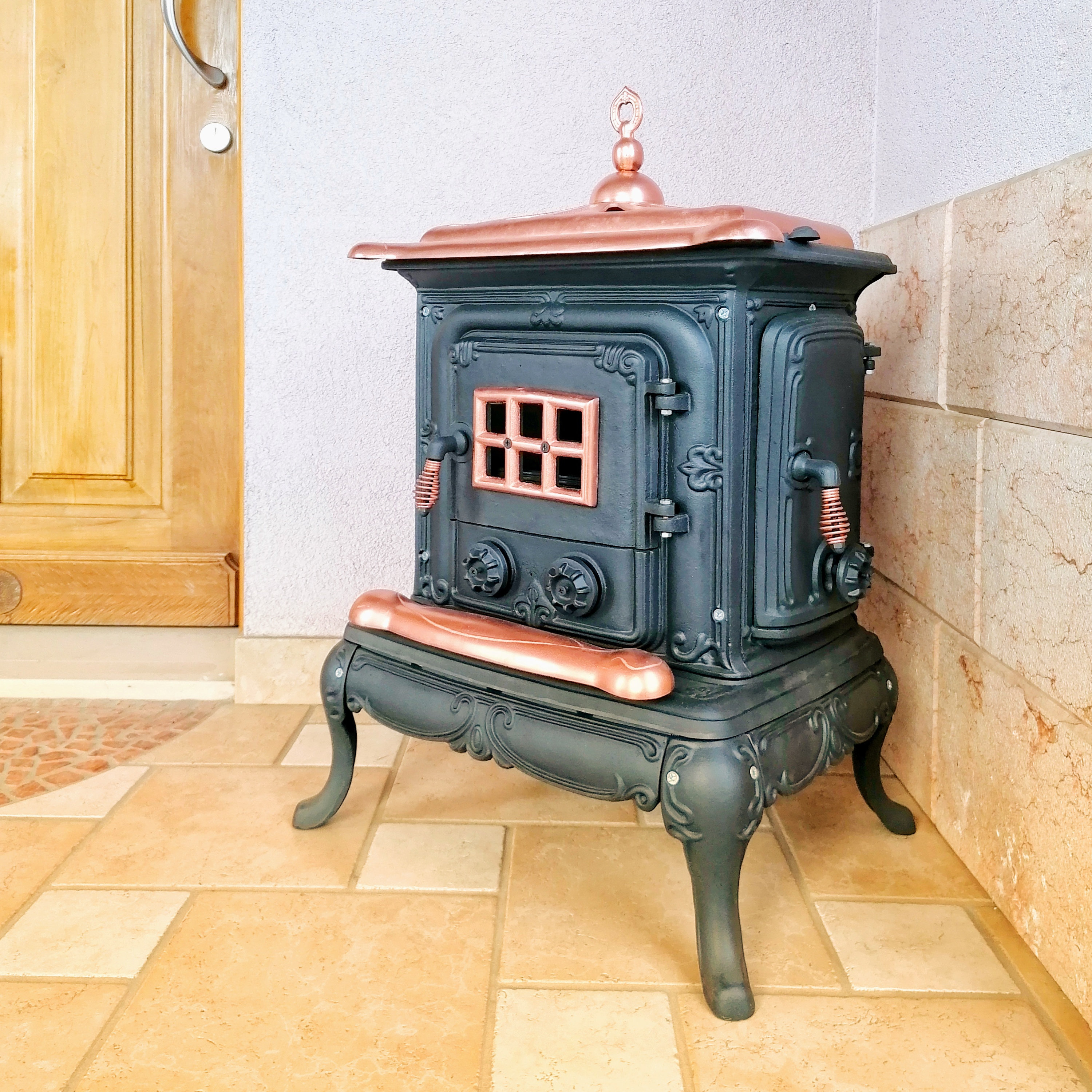 ビンテージ工芸品 Dokula 西ベンガル 置物 香炉 蓋付器