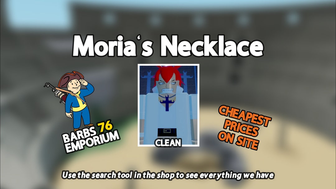 GPO Moria's Necklace Grand Piece Online Etsy