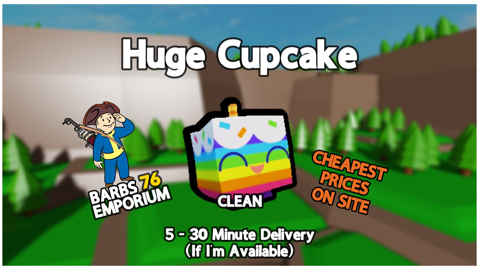 PSX Huge Cupcake Pet Simulator X Etsy Denmark