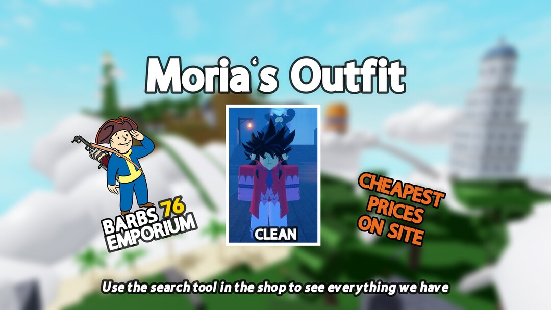 GPO Moria's Outfit Grand Piece Online Etsy