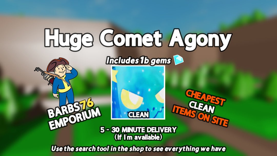 PSX Huge Comet Agony Pet Simulator X Pet Sim X Etsy