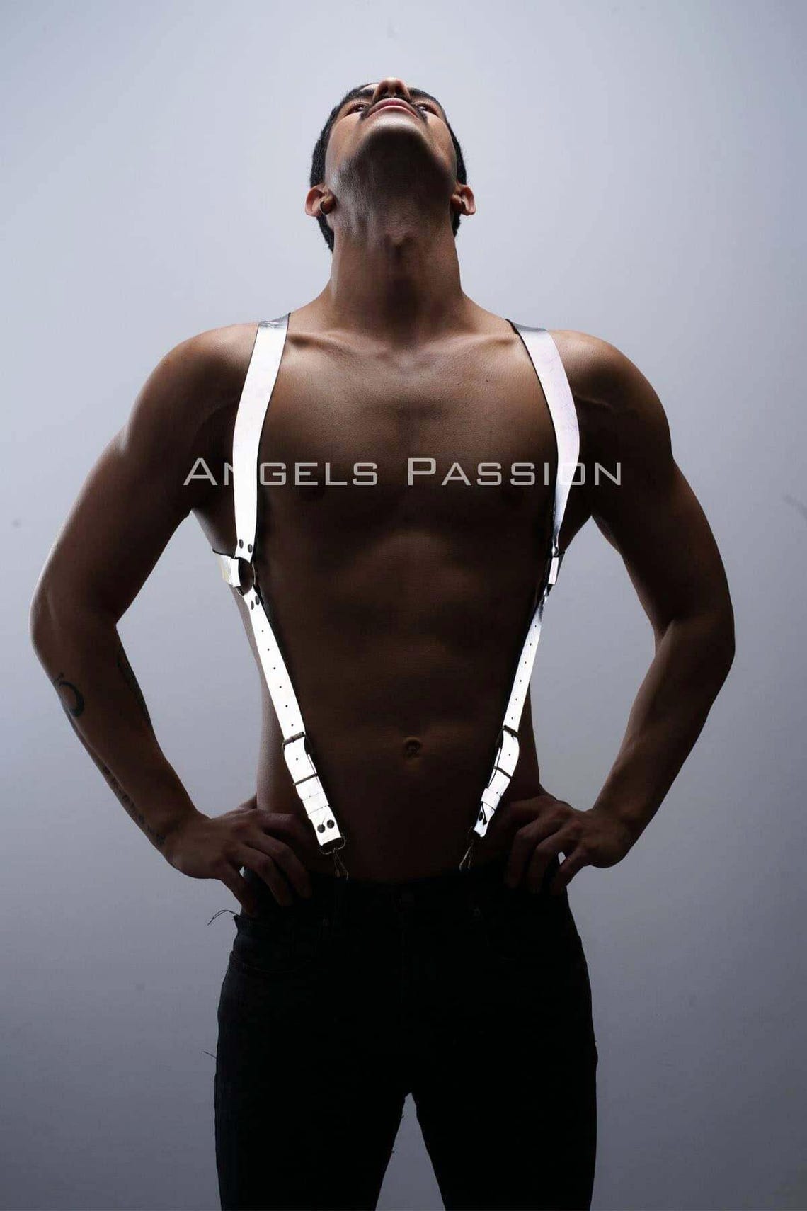 Reflective Glow-in-the-dark Chest Harness – Rave Clubwear - Etsy
