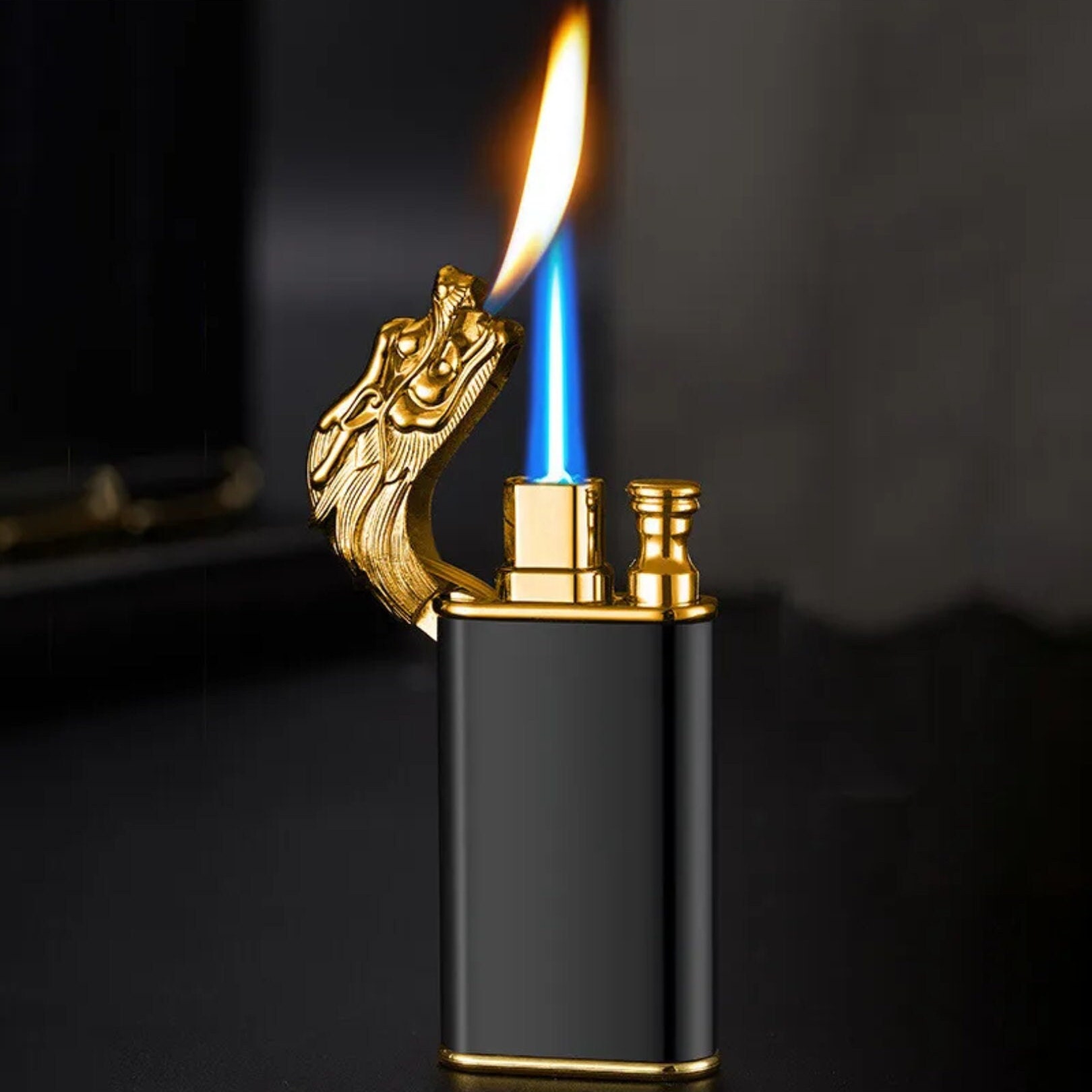 Lull Ligner Agnes Gray Buy Dragon Lighter With Duel Flame Dragon Double Fire Torch Online in India  - Etsy
