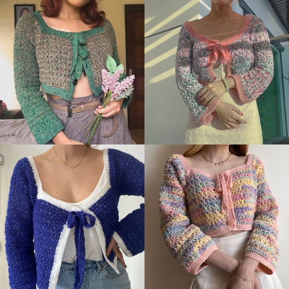 Lightweight Crochet Cardigan - The Overlook Cardigan - Mason