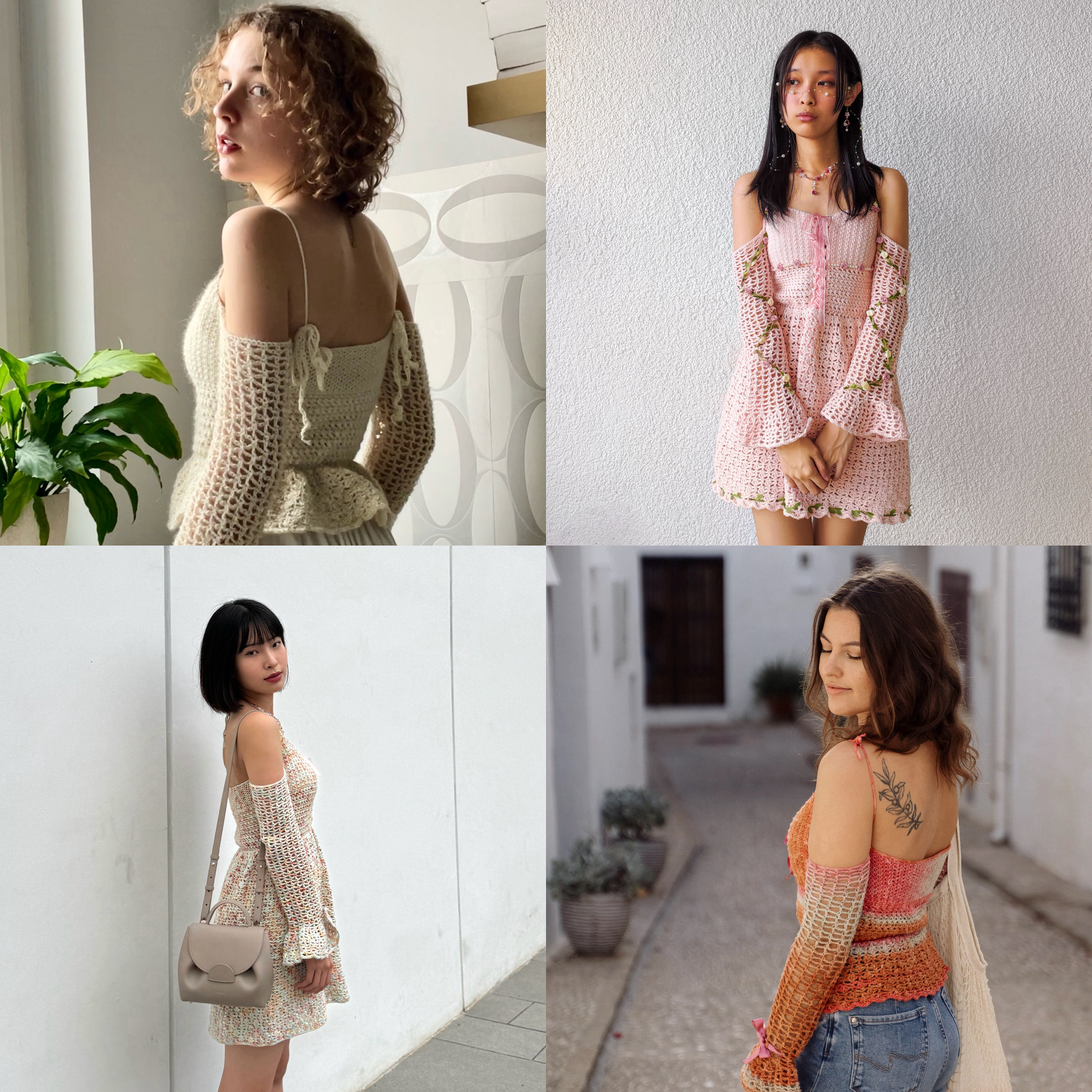 Judy Peplum Top / Dress | In-depth PDF Crochet Pattern With