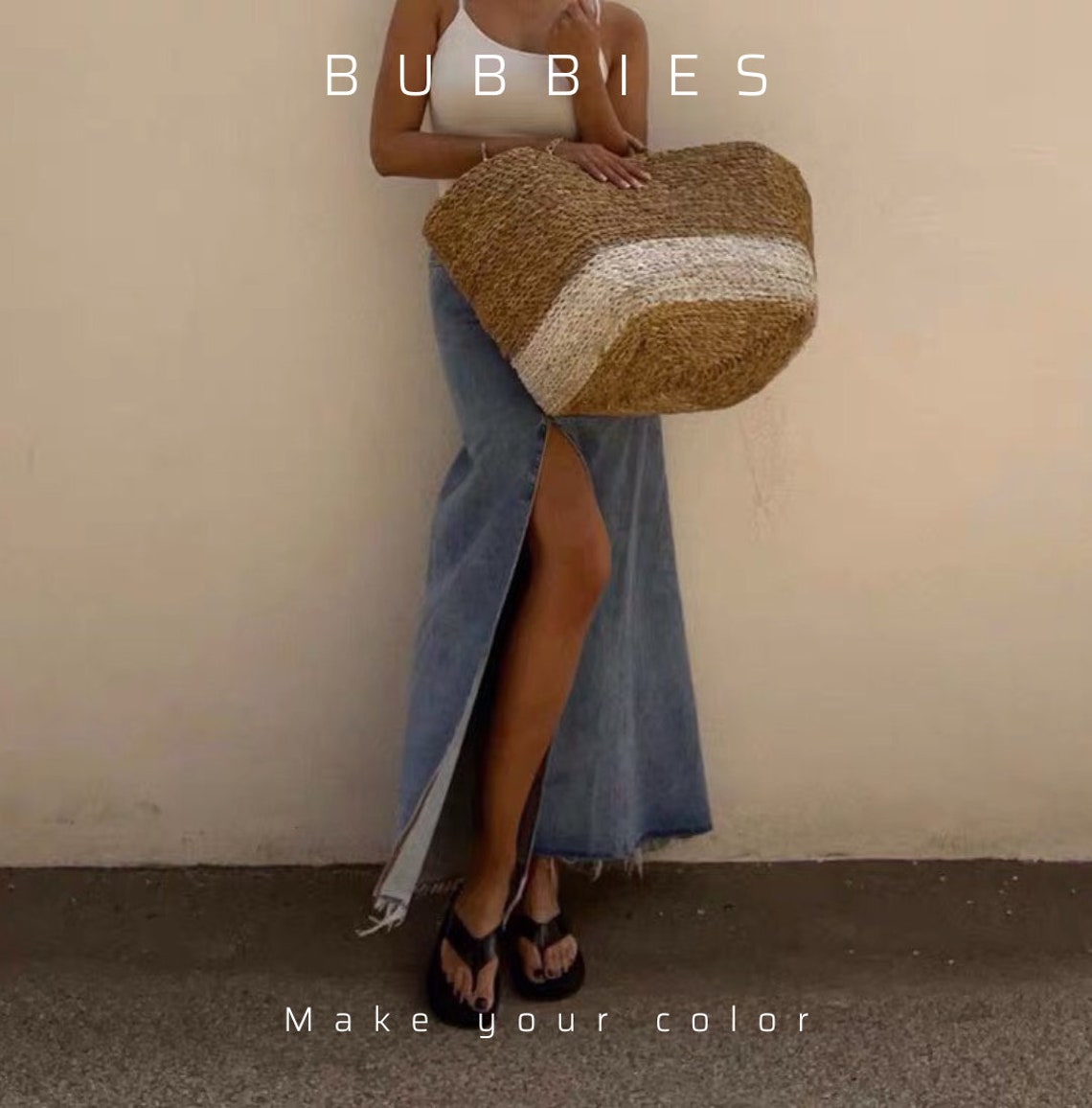 Vintage Loose Chic Skirts for Women Women's Long Denim Etsy