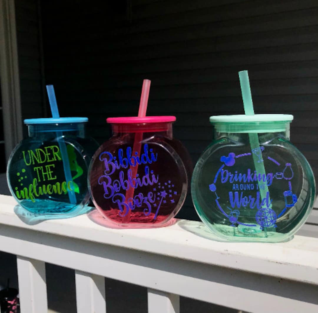 Fish Bowl Tumblers, Fantasy Tumblers, Fun Tumblers, Gift for Her, Drink