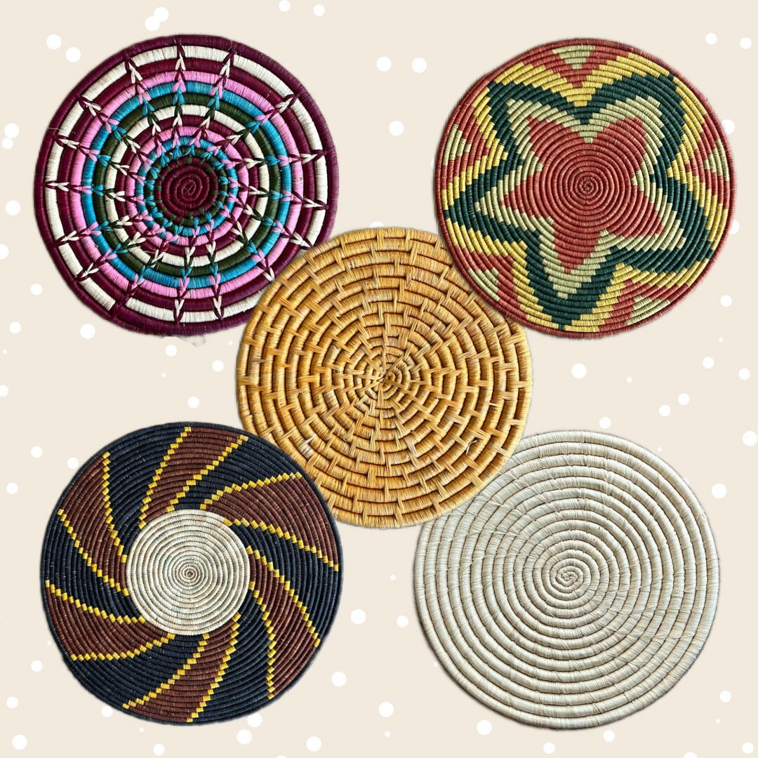 Flat Wall Baskets for Decor Farmhouse Wall Baskets Etsy