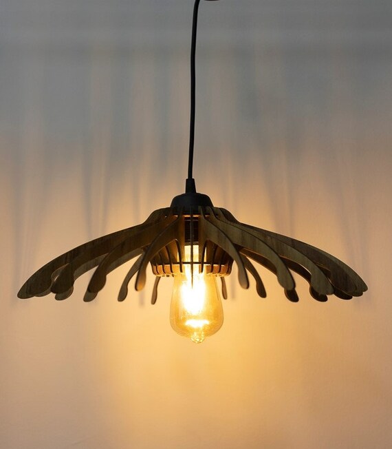 Wooden 2024 fancy light