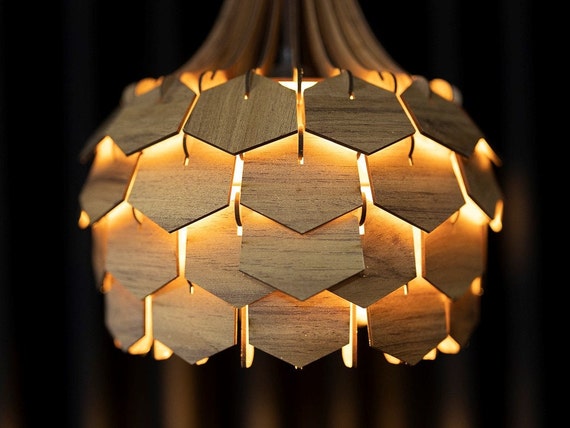 Honeycomb pendant light deals