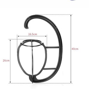 WIG HANGER Hanging Wig Storage Solution, Dryer, Display. Long & Short Wigs
