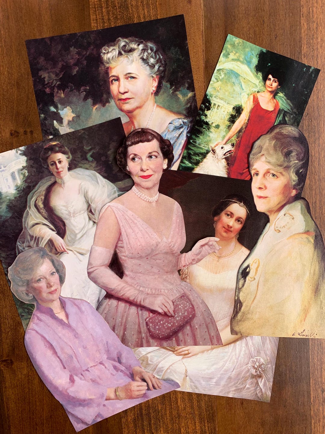 7 First Lady Portrait Cutouts for Journal Decorating, Paper Crafting - Etsy