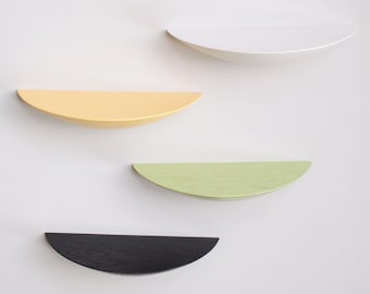 Colorful Wooden floating shelves, Wood Shelves, Wall Decor Shelf, Mini Wooden Shelf, Shelves on Wall, Housewarming Gift (mod.2, ord)