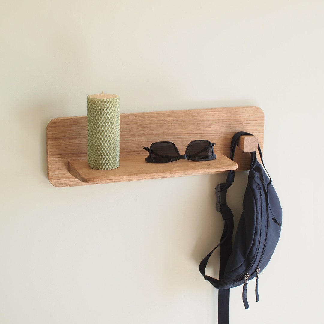 Wooden Wall Shelf, Entryway Wall Shelf, Floating Shelf, Entryway ...