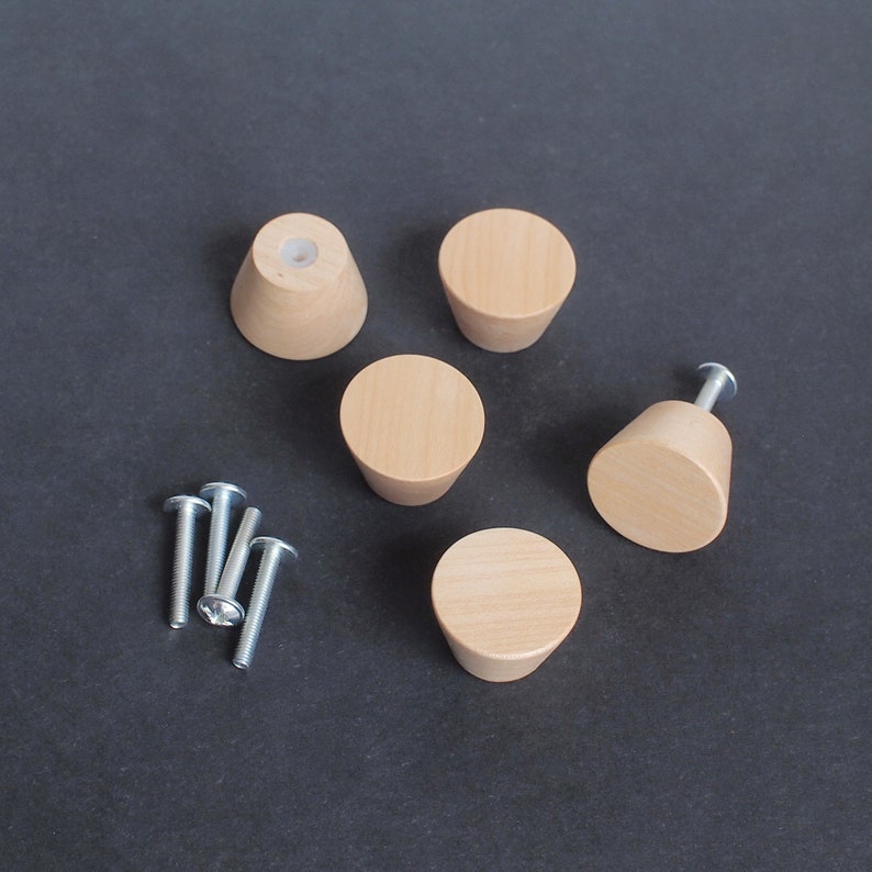 11/8 or 30mm Wooden Dresser Knobs Drawer Knobs Etsy