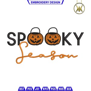 Pumpkin embroidery files, Trendy Embroidery Files, Instant Download, Halloween Files, PES