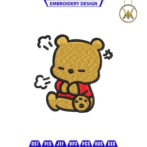 Mini disegni da ricamo a forma di orso / Download digitale / File da ricamo / PES / Alla moda / Ricamo carino