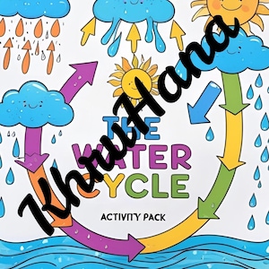 Water Cycle Printable Activity Pack | Science Worksheets for Kids
