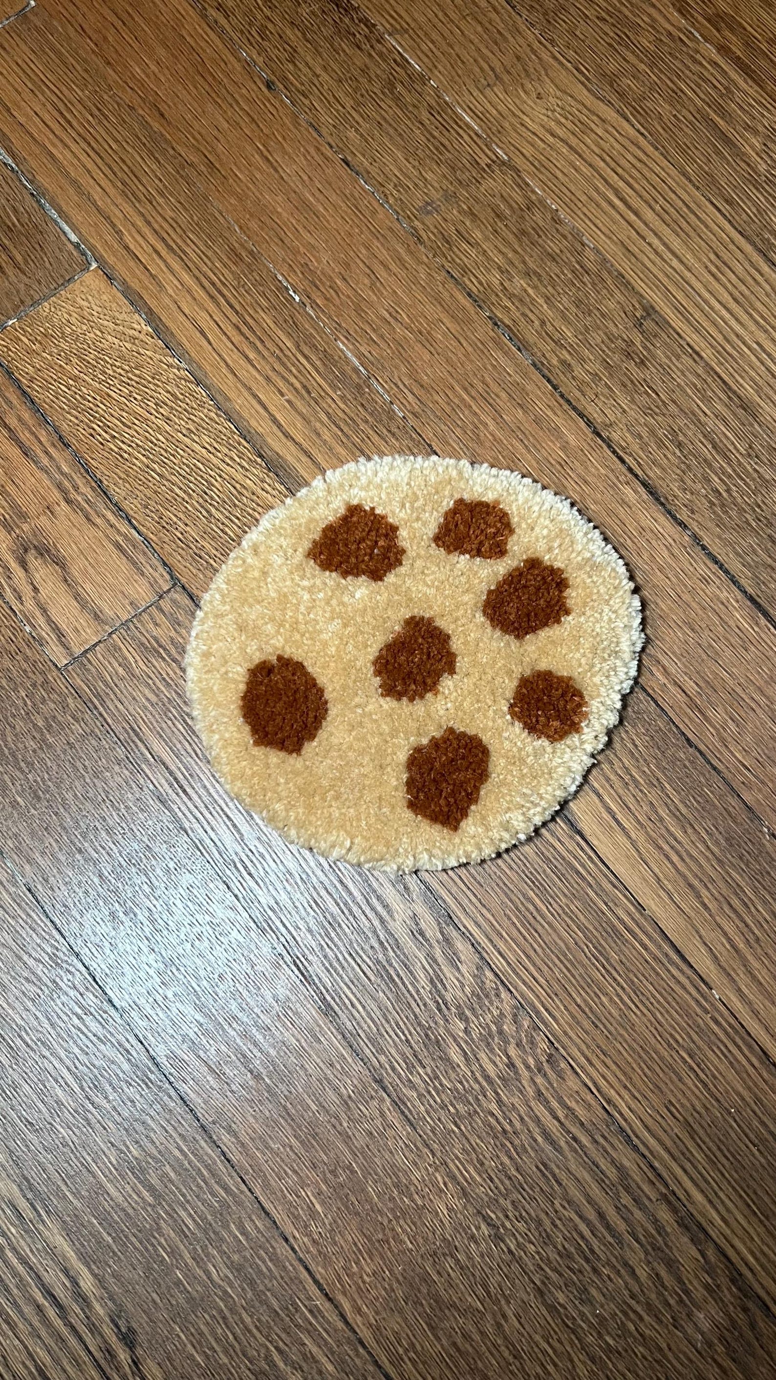 Cookie Rug | Chocolate Chip Cookie Rug | Cookie Mug Rug | Mini Cookie ...