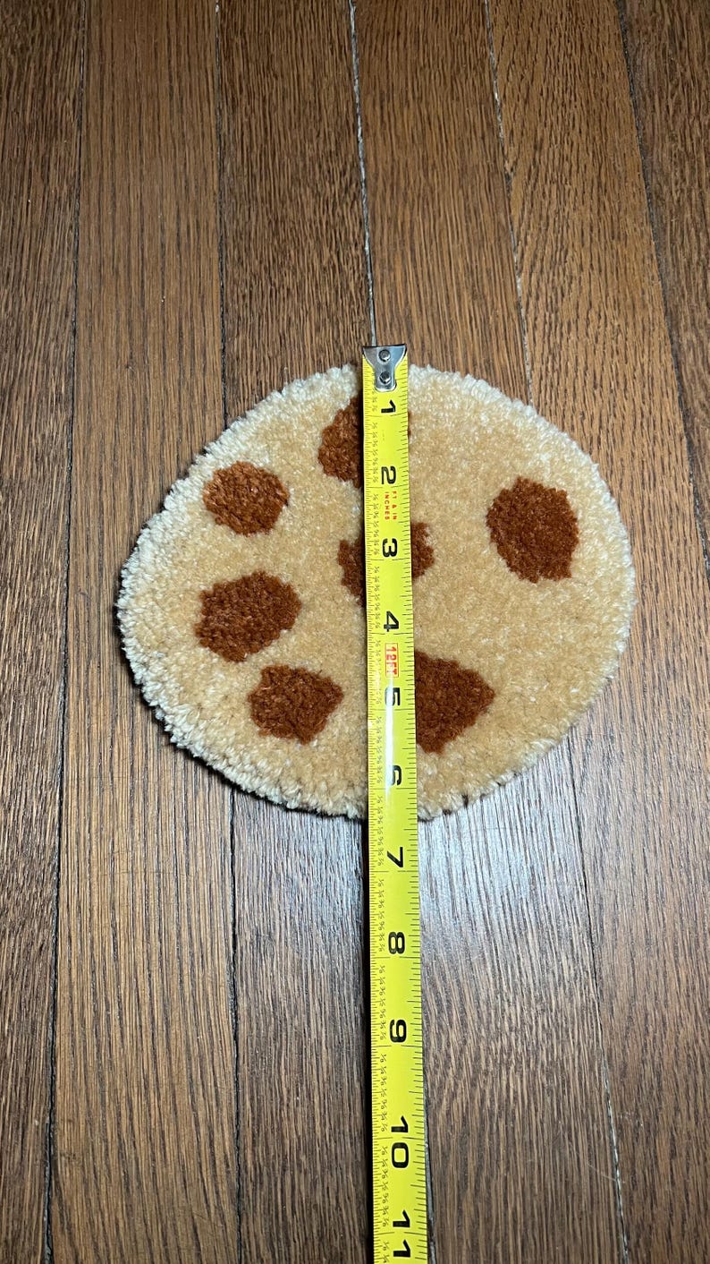 Cookie Rug | Chocolate Chip Cookie Rug | Cookie Mug Rug | Mini Cookie ...