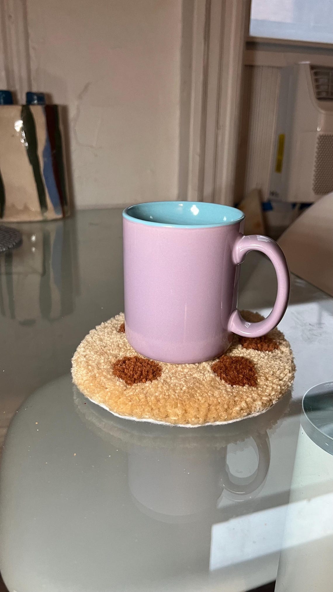 Cookie Rug | Chocolate Chip Cookie Rug | Cookie Mug Rug | Mini Cookie ...