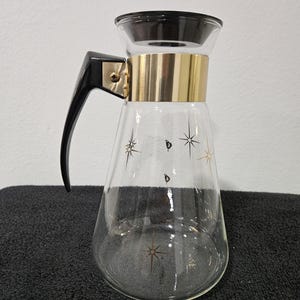 Corning Atomic 6 Cup Heat Proof Carafe Gold MCM