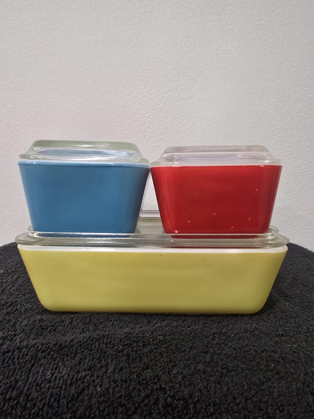 Pyrex Primary Refrigerator Dish Set Complete - Etsy