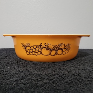 Pyrex Old Orchard 043 Oval Casserole Dish