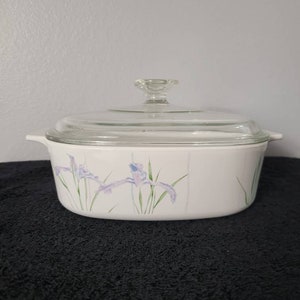 CorningWare A-2-B Shadow Iris Casserole Dish