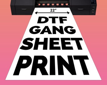 Custom DTF Gang Sheet, DTF Transfers, Direct to Film Transfer, Personalized Heat Print, Bulk DTF Sheet, Ready to Press