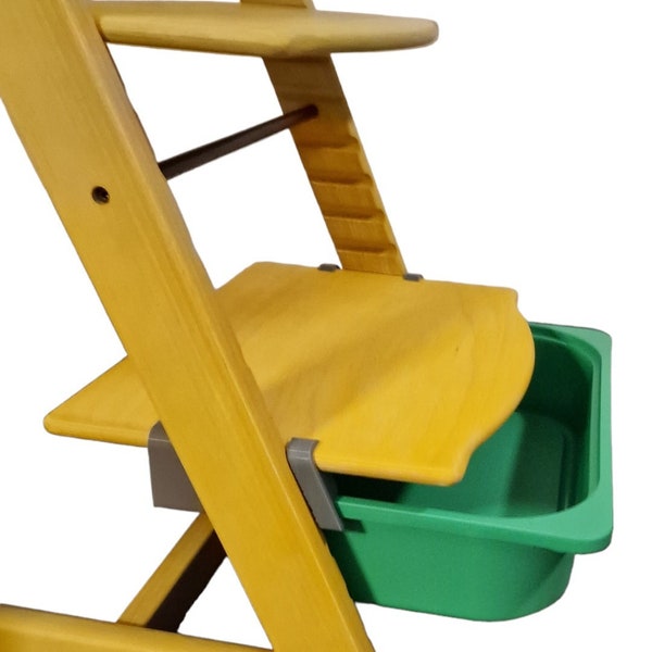 Adapter für Stokke Tripp Trapp Hochstuhl und Ikea Trofast Box / Drahtkorb Korb, Haken für Treppenhochstuhl