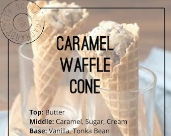 Caramel Waffle Cone Fragrance Oil | Deep South Fragrance | Phthalate Free | Candle Making Supplies | Soap Making Supplies