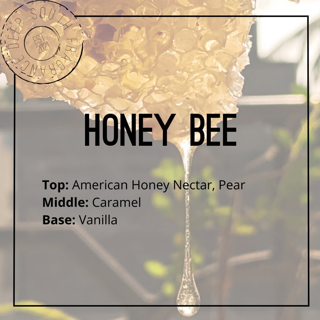 Honey Bee Fragrance Oil Deep South Fragrance Phthalate Free Candle