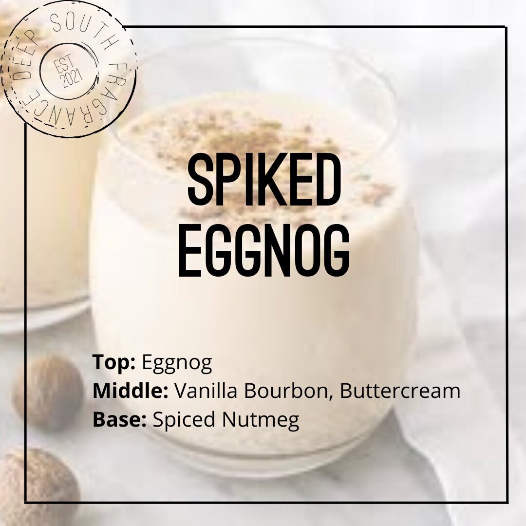 Spiked Eggnog Fragrance Oil Deep South Fragrance Phthalate Free Candle