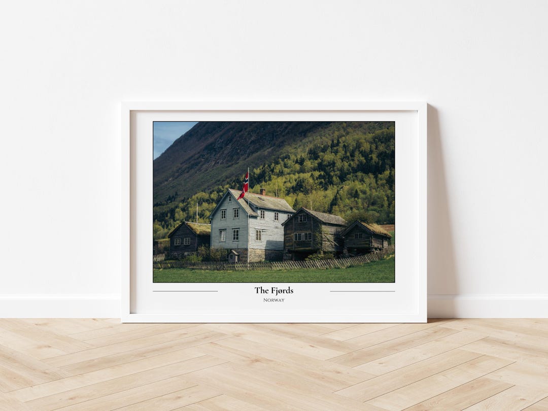 The Fjords | Norwegian Landscape Print | Original Photography | Norway ... - Fjord-Inspired Wall Decor For Apartments