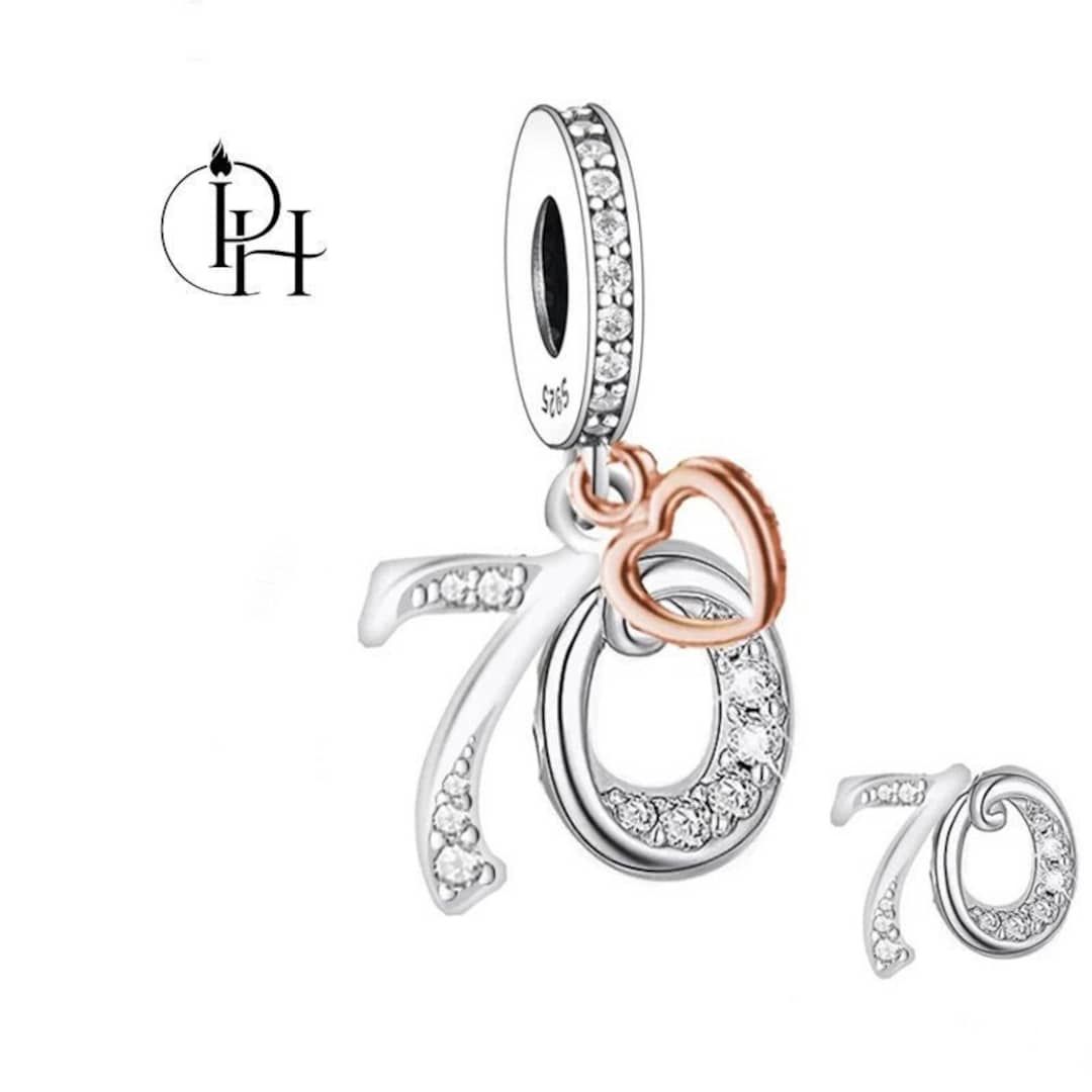 StoryEtain 16/18/21/30/40/80° compleanno, braccialetto in argento Sterling 925, con rose, regali per il compleanno delle donne