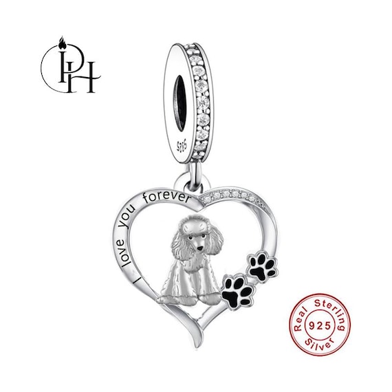 Charme Vintage Caniche Argent Sterling 925 - 8,1 G, 2,4 Cm - Occasion Bon état